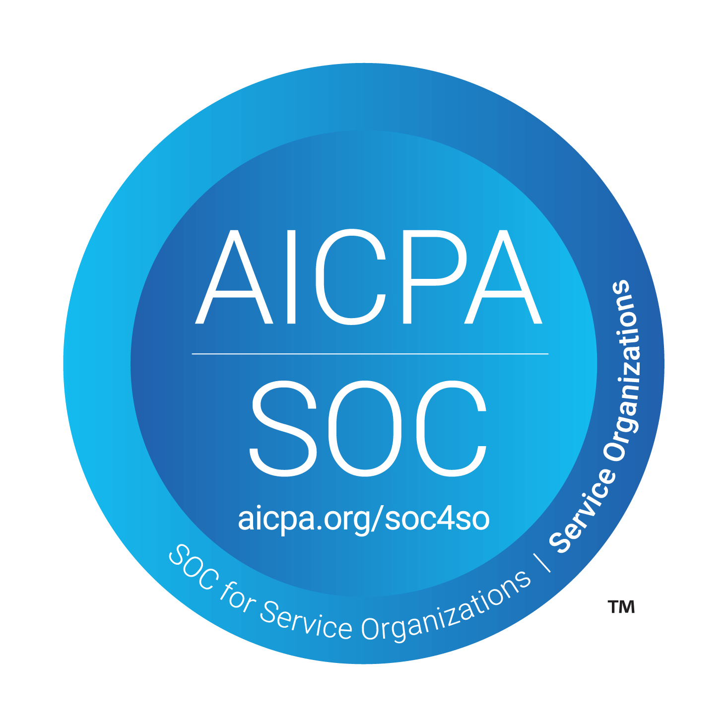 AICPA SOC for Service Organizations seal